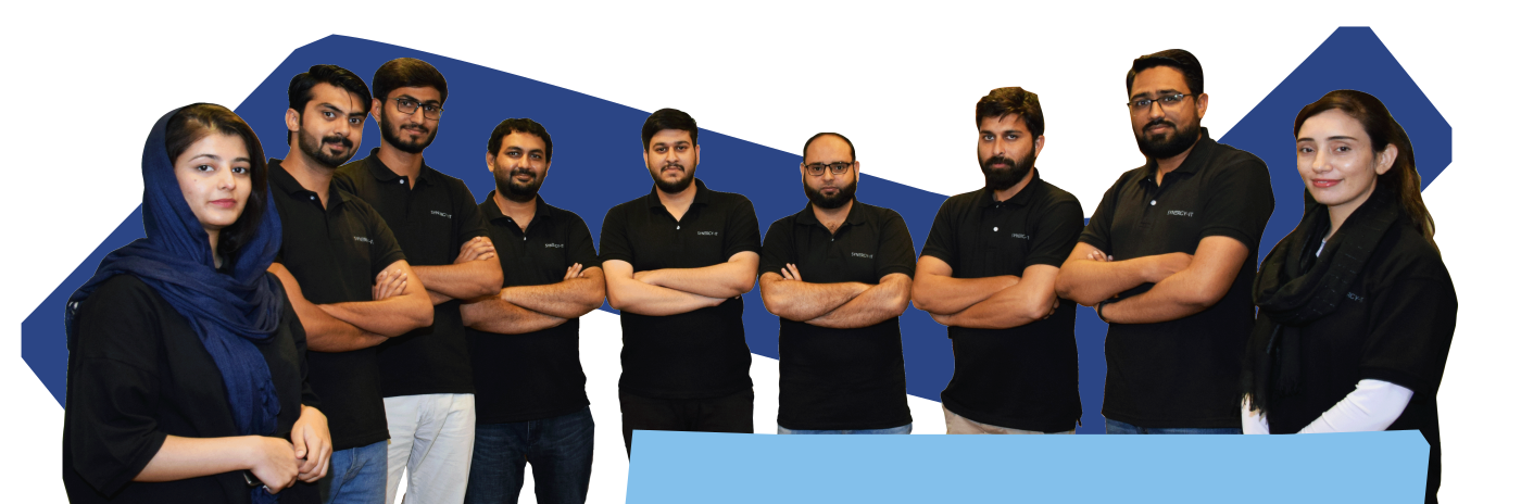 A group of colleagues gathered together.